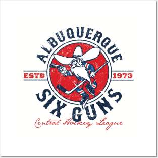 Albuquerque Six Guns Posters and Art